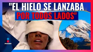 Alpinista rescatada en el Pico de Orizaba narra lo ocurrido y habla de su recuperación  Paco Zea [upl. by Marra956]