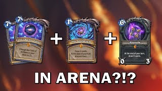 Hearthstone  No one Expects the 4 Legendaries Combo IN ARENA [upl. by Colombi387]