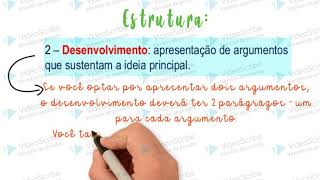 Estrutura do texto dissertativoargumentativo [upl. by Oileve]