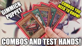 HOW TO PLAY A GIMMICK PUPPET DECK COMBOS AND TEST HANDS OCTOBER 2023 YUGIOH [upl. by Yhotmit886]