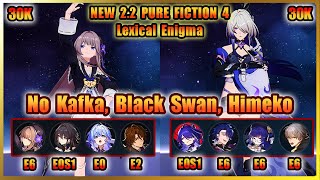 NEW PURE FICTION 4 LEXICAL ENIGMA SCORE 60K  Honkai Star Rail 22 [upl. by Hedda]