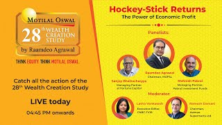 28th Motilal Oswal Wealth Creation Study by Raamdeo Agrawal [upl. by Alleunamme]