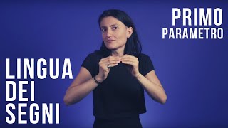 La lingua dei segni italiana  Il primo parametro [upl. by Yeneffit]