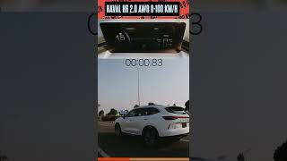 Haval H6 20 AWD 0100 KMH Acceleration in Sports Mode 🚀 [upl. by Eilssel]