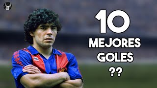 Cuales son los 10 MEJORES goles de Diego Maradona [upl. by Meade]