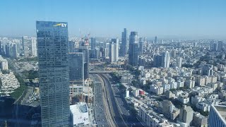 Azrieli Centers observation deck Tel Aviv Israel [upl. by Mikiso686]