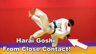 Harai Goshi From High Grip And Close Contact [upl. by Lachus43]