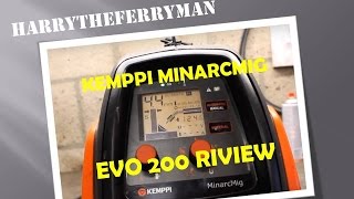 Kemppi MinarcMig Evo 200 migmag lasapparaat Review [upl. by Analahs]