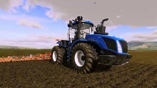 Genesee County NY 90000 cultivating contract  New Holland T9 Ep5 farmingsimulator22 FS22 [upl. by Caine]