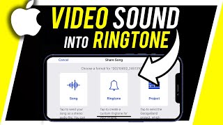 How to Make Any Video Sound Your Ringtone on iPhone [upl. by Aisatal17]