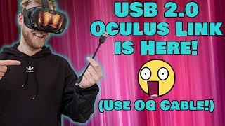 NEW Oculus Link Update using USB 20  How does it Hold up Setup amp Testing [upl. by Topliffe]