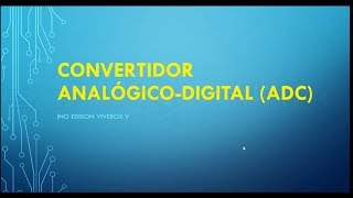 como funciona un conversor analógico digital de un microcontrolador PIC [upl. by Etnad]