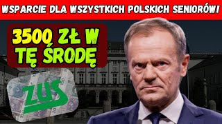 Świetna wiadomość W środę ZUS wypłaci emerytom 3500 zł – sprawdź jak je otrzymać [upl. by Avihs]