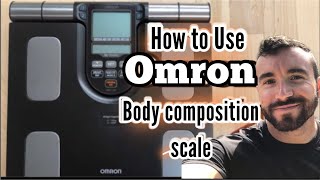 How to Use Omron Body Composition Scale [upl. by Terrag]