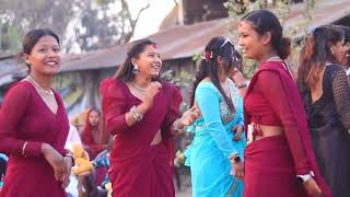 Pardesiya yeh sach hai piya  tharu wedding dance 2080 Barauli Nawalpur [upl. by Aleekat]