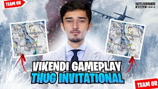 FIRST BGMI VIKENDI GAMEPLAY  THUG INVITATIONAL  TEAM OR ESPORTS  JELLY THE IGL [upl. by Kitti]