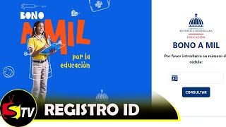 COMO CONSEGUIR Y REGISTRAR EL ID DE LOS ESTUDIANTES PARA INSCRIBIRLO EN EL BONO DE 1000 PESOS [upl. by Ramyar]