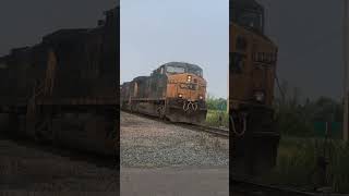 Csx mixed freight train train railway railfan [upl. by Ayimat]