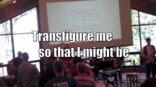 Transfigure Me live  Christopher Grundy with lyrics [upl. by Mercola]