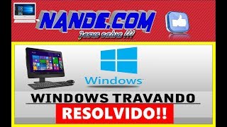 Windows 10 trava ao iniciar [upl. by Mccarty]