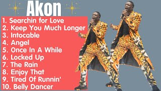 Akon  Akon Playlist  Popular Music 2024 [upl. by Calvina]