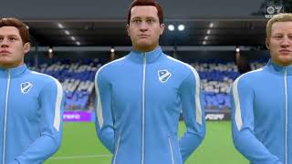 Halmstads BK  HJK Helsinki Allsvenskan FULL MATCH LIVE EA TV EA SPORTS FC 24 [upl. by Sivi]