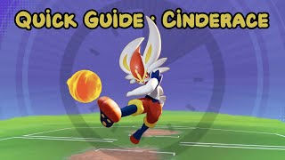 Quick Guide Cinderace  Pokemon Unite [upl. by Ebanreb685]