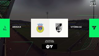 Arouca vs Vitória SC 12082024 Liga Portugal EA FC 24 [upl. by Ardnazil427]