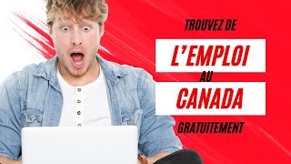 Voici comment trouver du travail au canada guichet emploi [upl. by Ryter847]