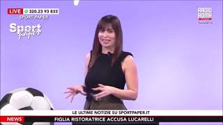 Roberta Pedrelli  Sport Paper Tv 1512024 [upl. by Delanie]