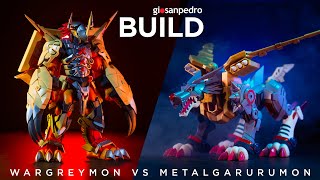 Digimon ASMR Beat Building  WarGreymon vs MetalGarurumon [upl. by Utham]