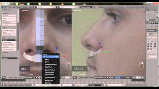 Modelado de rostro humano con técnica Polígono  BLENDER [upl. by Bobina132]