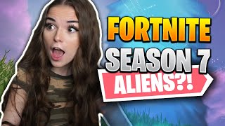 Alixxa reacts to NEW Fortnite SEASON 7 👽 FIRST WIN [upl. by Colburn]