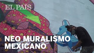 ‘Spaik’ el arte urbano heredero del muralismo mexicano  Cultura [upl. by Nairret]