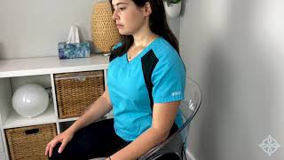 Seated Pursed Lip Breathing  Covid Physical Therapy  Exercises [upl. by Eiramlirpa]