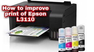 Epson L3110 Head Cleaning and Power ink Flushing Tutorial [upl. by Anehc54]