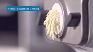 Como hacer pastas con la nueva Philips PastaMaker HR235507 [upl. by Corina]