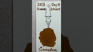 Christmas in July Diamine Inkvent 2023 Cinnabun [upl. by Dylane]