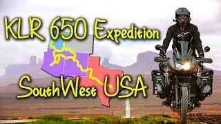 KLR Expedition Southwest USA  4000 Miles Off the beaten Path Adventure [upl. by Scribner]