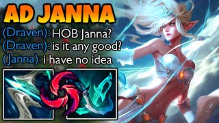 I took Hail of Blades AD Janna Mid to High Elo It was not that bad [upl. by Shalom]