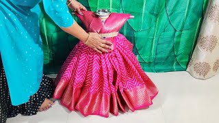 Quick and Easy Varamahalakshmi Saree Draping🪷How to drape saree for varamahalakshmi trending [upl. by Etteb]