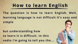 Why you must read English  How to learn English  improve your english  Graded reader [upl. by Anaeel184]