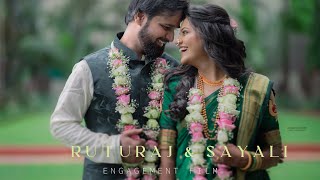 RUTURAJ amp SAYALI  ENGAGEMENT VIDEO  SANKET GONJARE [upl. by Ahsikahs]