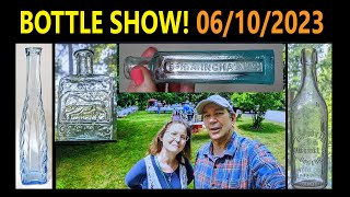 ANTIQUE BOTTLE SHOW BROWSE THE SHOW WITH US WHAT DID WE BUY SEEKONK MA TAILGATE EVENT [upl. by Naara]