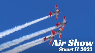 Aeroshell Aerobatic Team Air Show Stuart FL 2023 [upl. by Redle295]