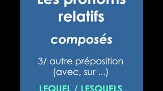 Les pronoms relatifs [upl. by Brosine755]