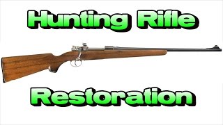 Hunting Rifle Restore amp Refinish  Before amp After  JC Higgins Model 50 [upl. by Nurav]