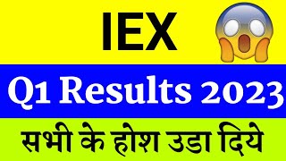 💥 iex q1 results 2023💥 Dividend भी मिलेगा💥iex share latest news iex q1 results 2022 iex share news [upl. by Sneed]