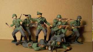 AIRFIX 132 SCALE WW 2 GERMANS [upl. by Tloh159]