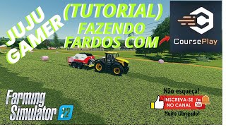 FS22colocando funcionario pra fazer fardos de silagem courseplay [upl. by Nnylirej]